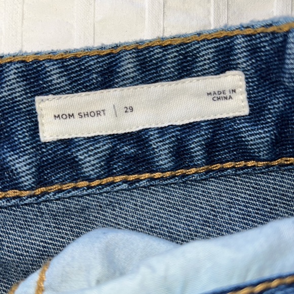 PACSUN  denim mom jean roll tab shorts - Picture 2 of 5